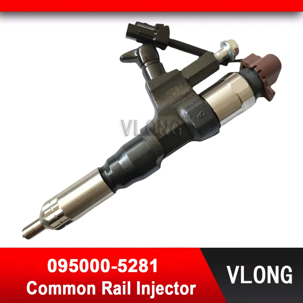 095000-5281 EFI Common Rail Injector For Kobelco Excavator Hino 500 Series Truck J08 Diesel Fuel Injector 23910-1360 23670-E0291