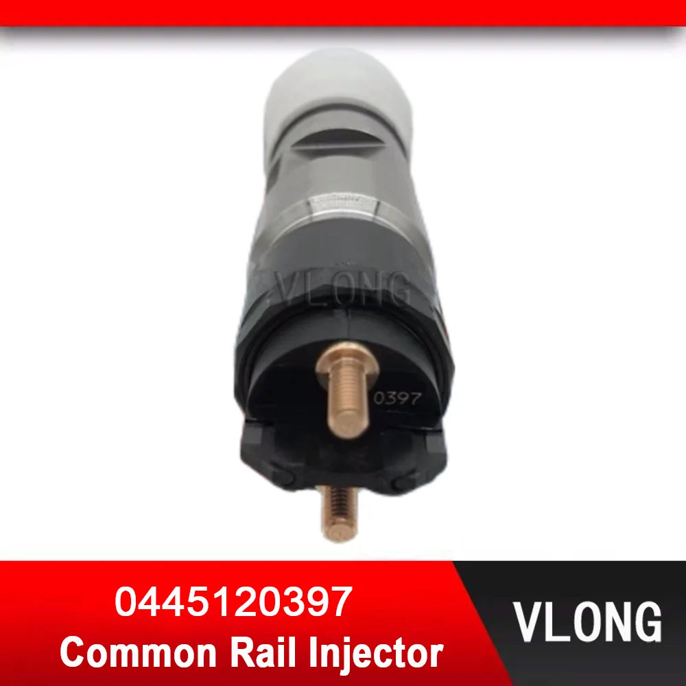 0445120397 New Diesel Fuel Injector 0445120277 Common Rail Injector for FAW J5 J6 CA6DM2 Engine 1112010-M10-0000 1112010M100000