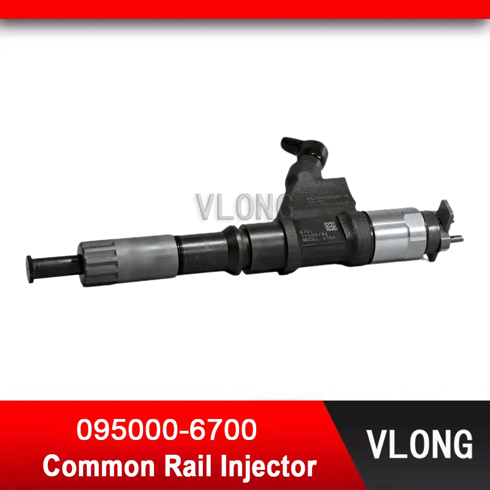 095000-6701 Heavy Truck Common Rail Injector Diesel Injector For SINOTRUK HOWO A7 WD615 VG61540080017A R61540080017A 095000-6700