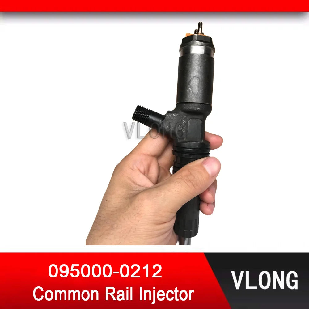 095000-0212 Diesel Fuel Injector For Kato HD1430VLC Excavator Mitsubishi 6M60T Engine 095000-0213 095000-0214 ME132615 ME302570