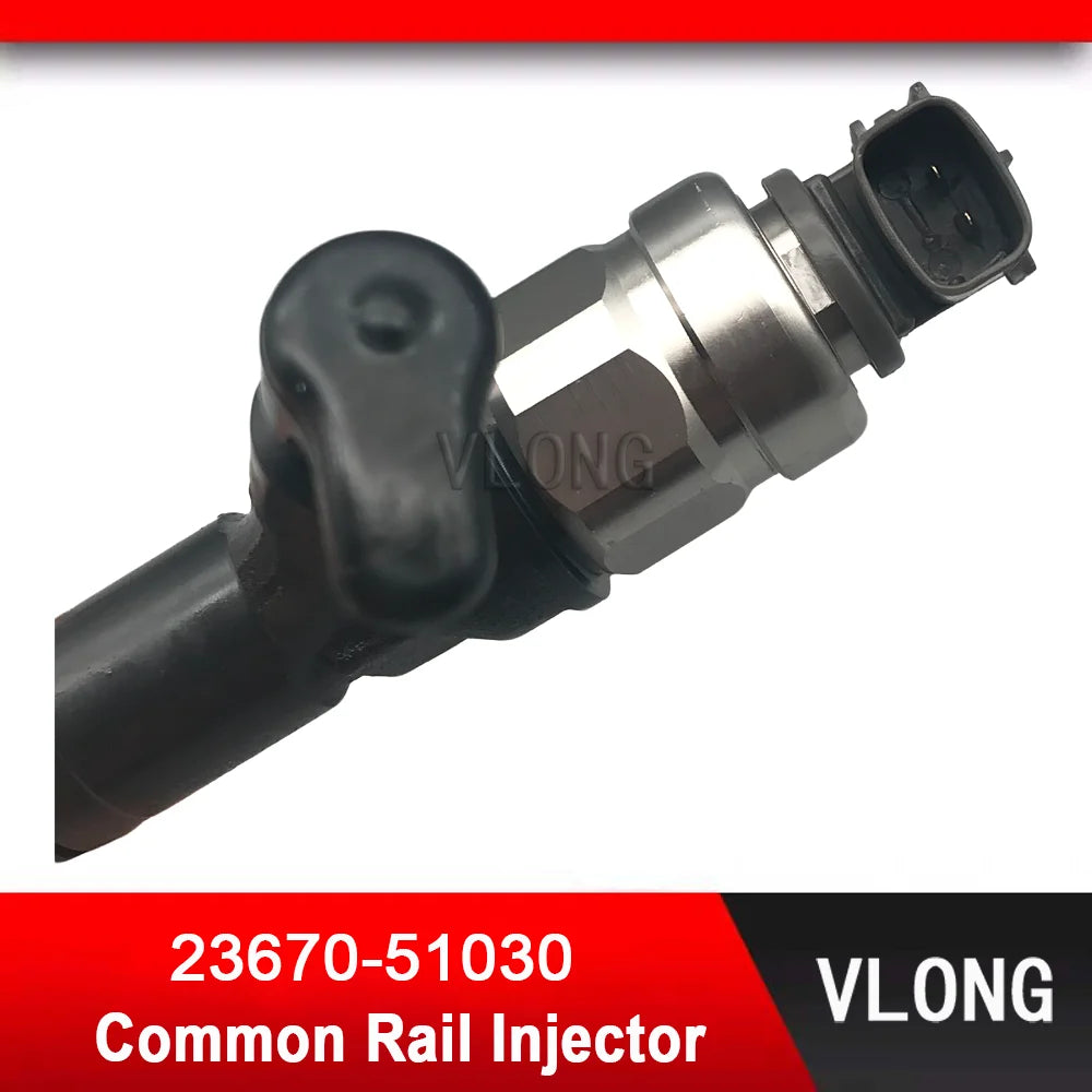 23670-51030 New Common Rail Injector For Toyota Land Cruiser 200 V8 2007-2021 4.7L 212KW Diesel Engine Fuel Injector 095000-9780