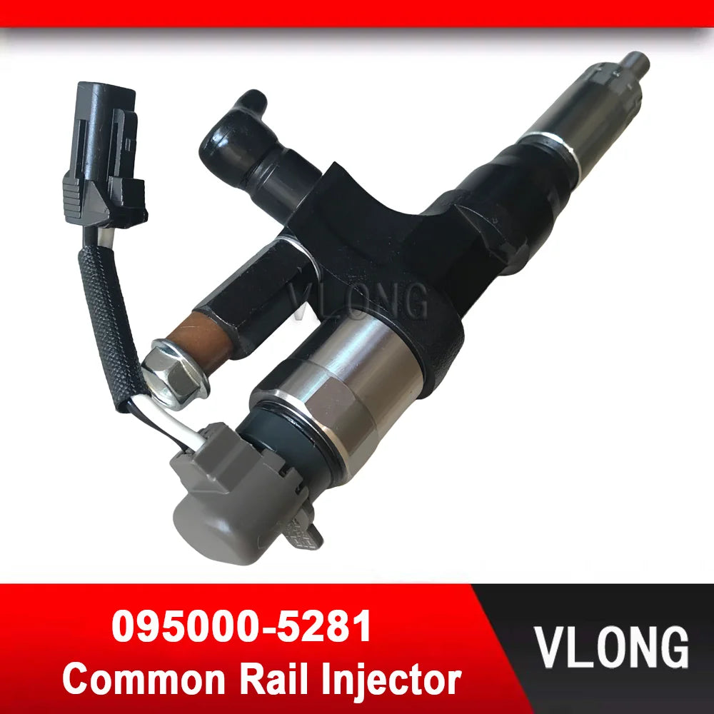 095000-5281 EFI Common Rail Injector For Kobelco Excavator Hino 500 Series Truck J08 Diesel Fuel Injector 23910-1360 23670-E0291