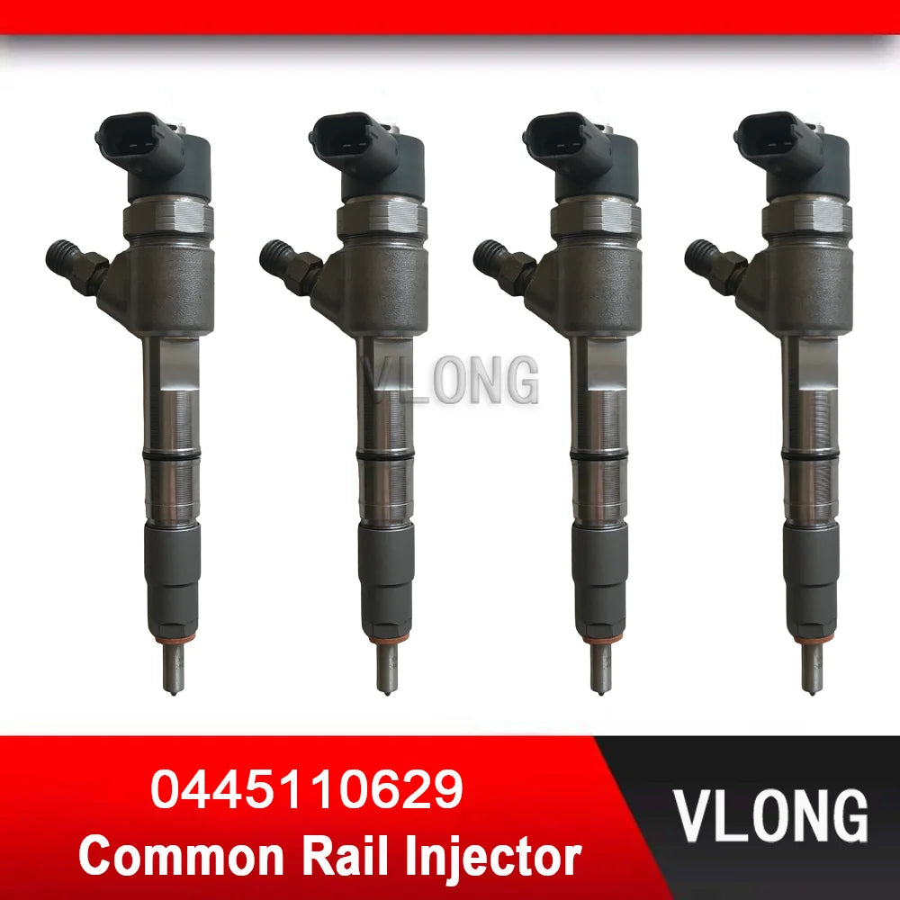 0445110629 Durable New Common Rail Fuel Injector For ISUZU JMC 4JB1 TC Engine 0986435334 0 445 110 629 0445 110 628 0445110628