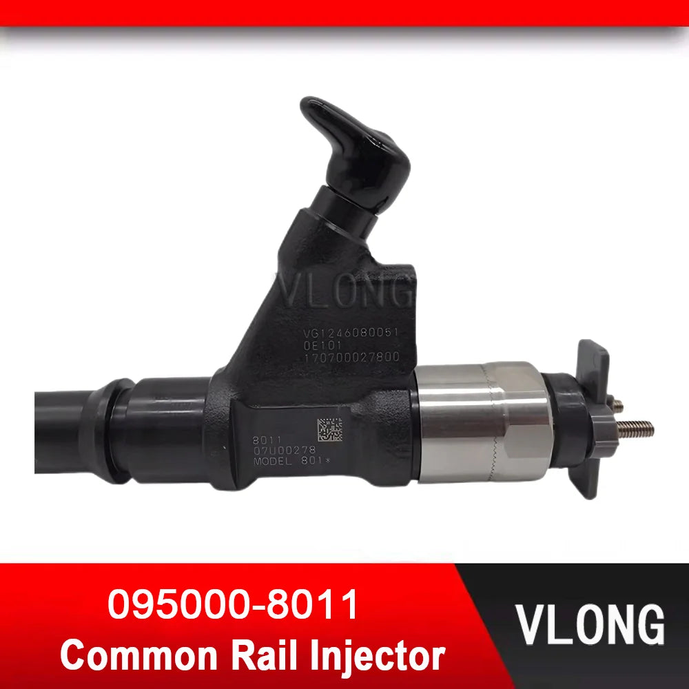 095000-8011 Durable Heavy-duty Truck EFI Common Rail Injector For SINOTRUK HOWO D12 A7 Fuel Injector 095000-8010 VG1246080051
