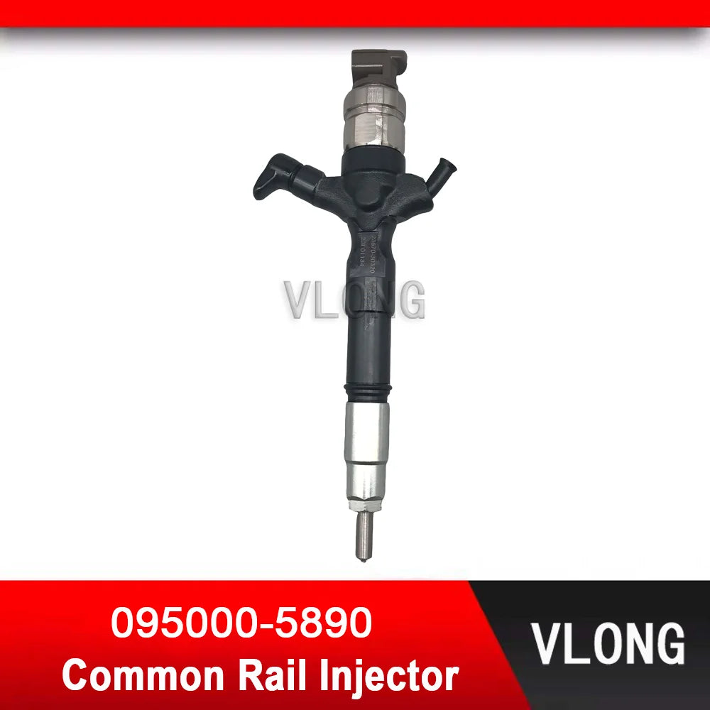 095000-5890 New Diesel Fuel Injector For Toyota Land Cruiser Prado 3.0D 1KD 2KD 1KD-FTV Engine Common Rail Injector 23670-39135