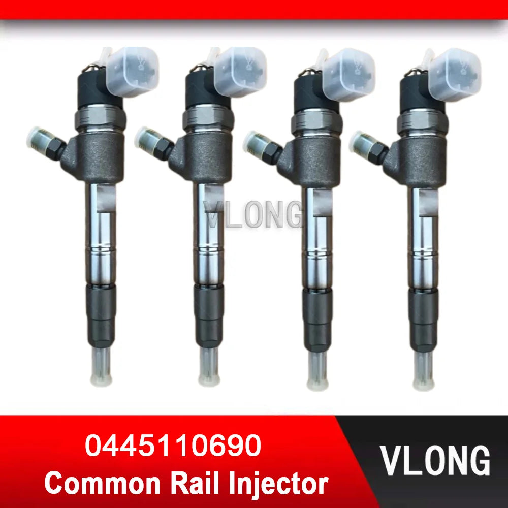 0445110690 Durable New Truck Diesel Injector Nozzle For Foton 4JB1 Truck Engine Common Rail Fuel Injector Assy 0 445 110 690