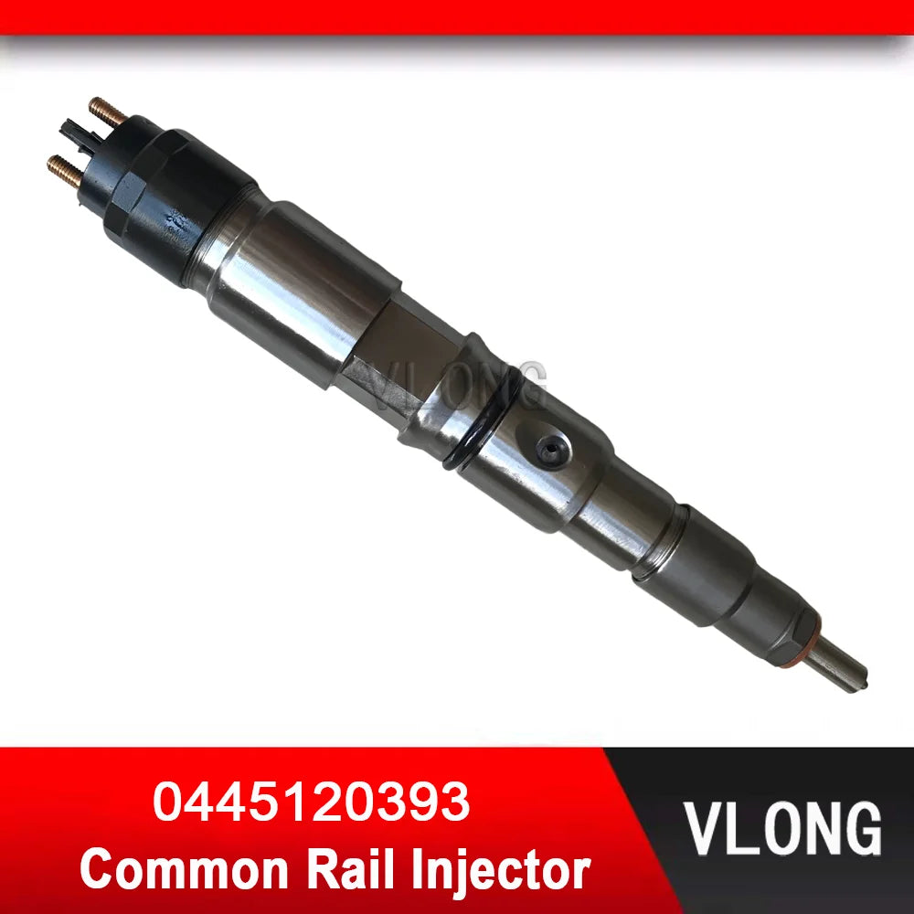 0445120393 New Diesel Engine Common Rail Injector Assembly For FAW J6 8.6D Truck Fuel Injector 1112010A630 111201059D 0445120078