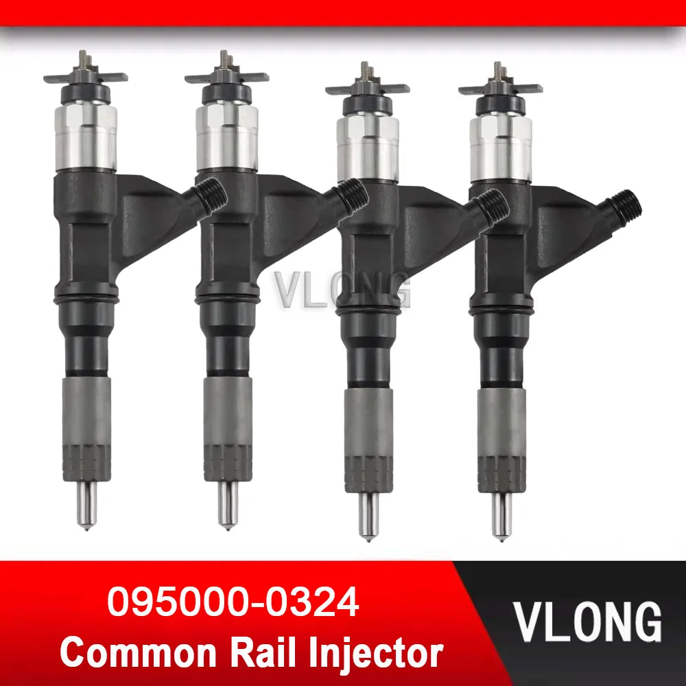 095000-0324 Heavy Truck EFI Common Rail Injector For ISUZU 4HK1 6HK1 Diesel Fuel Injector 095000-0321 095000-0322 095000-0323