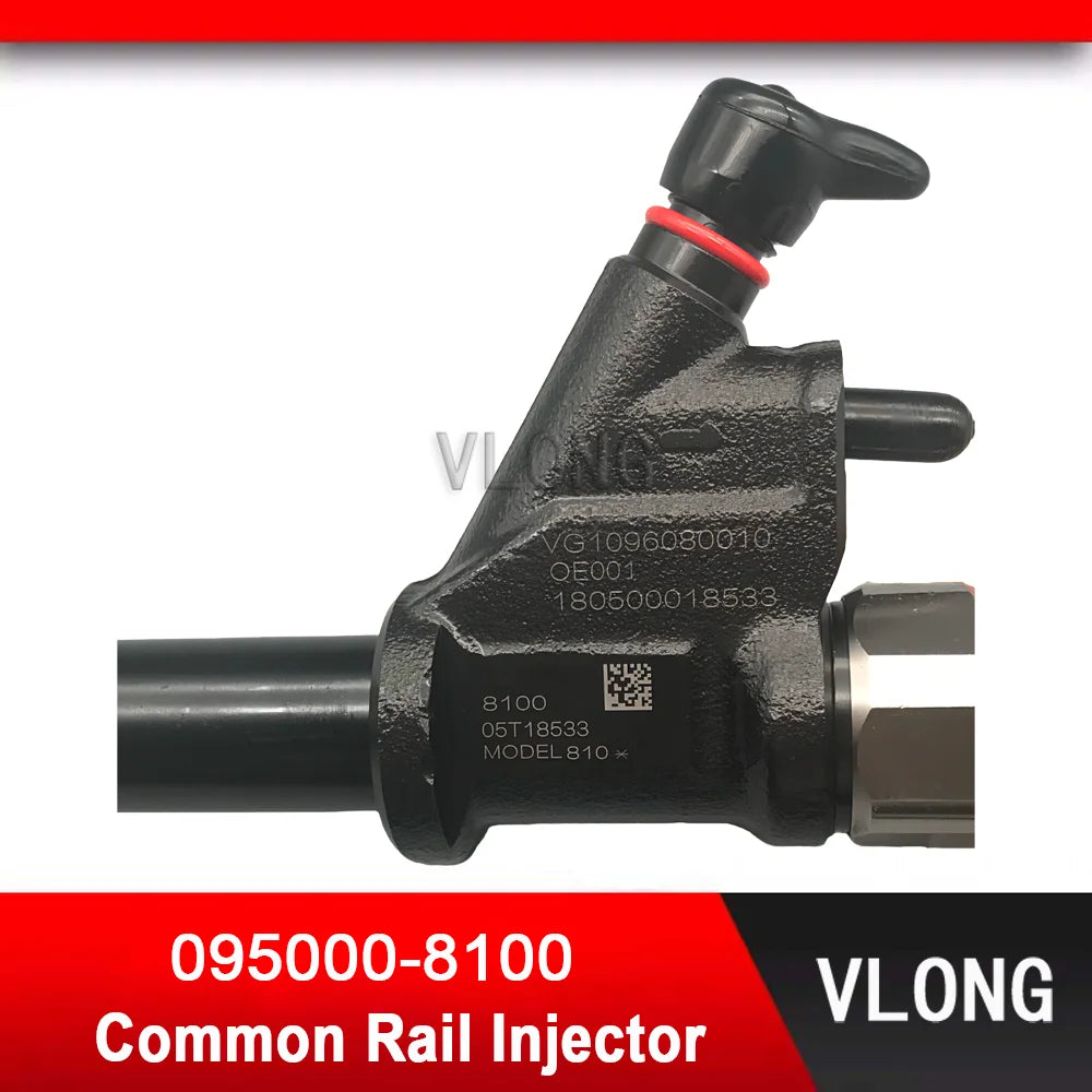 095000-8100 New Heavy Truck EFI Common Rail Injector For SINOTRUK HOWO D12 A7 Fuel Injector VG1096080010 095000-8101 095000-8871