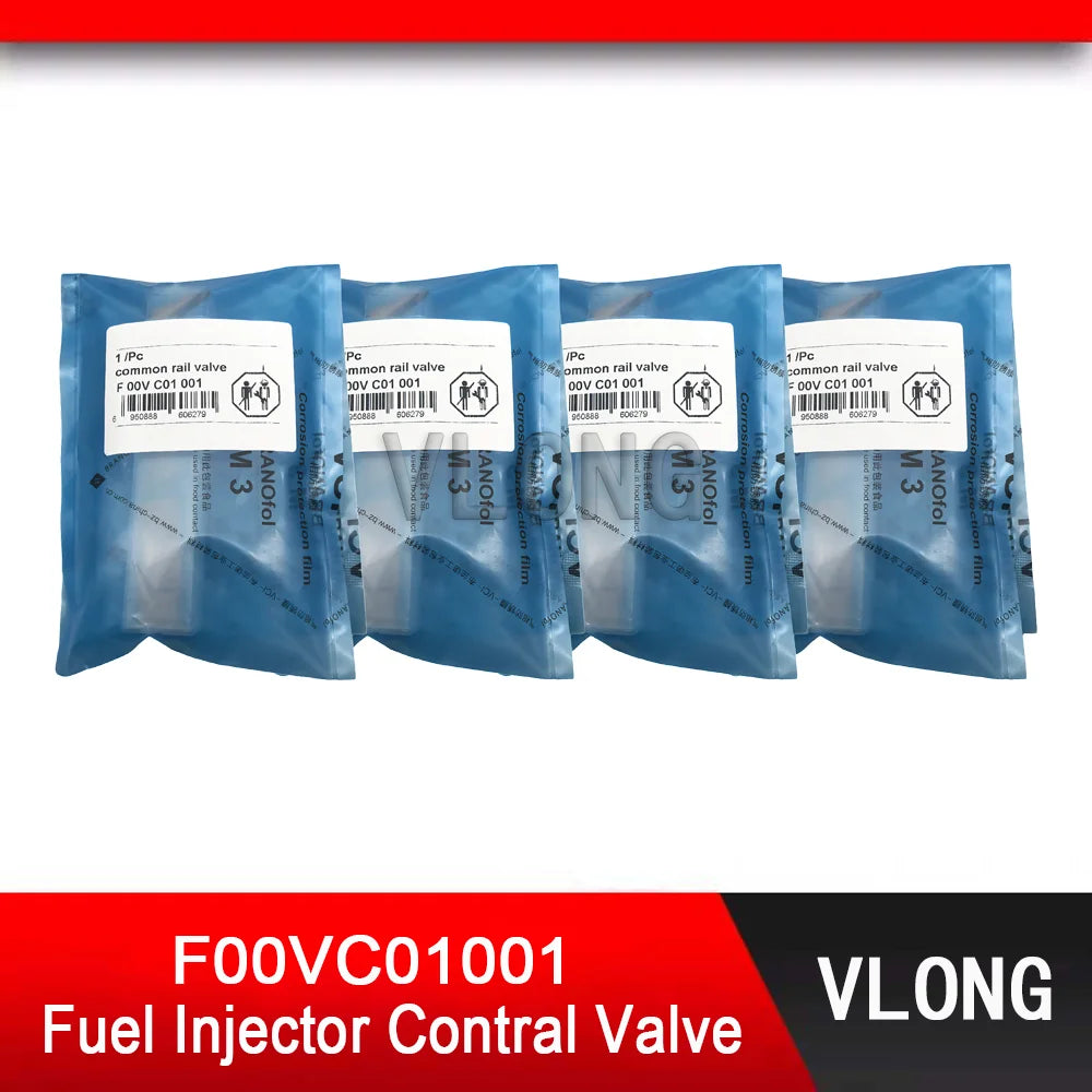 4PCS F00VC01001 Common Rail Injector Control Valve For Mercedes C200 E220 0445110009 0445110010 0445110011 0445110012 0445110014