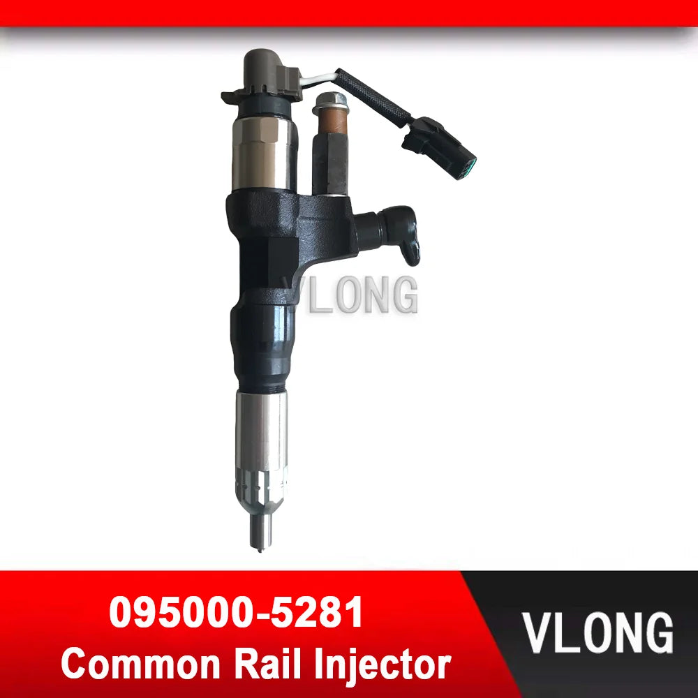 095000-5281 EFI Common Rail Injector For Kobelco Excavator Hino 500 Series Truck J08 Diesel Fuel Injector 23910-1360 23670-E0291