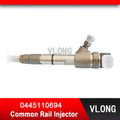 0445110694 New Injector Diesel Engine Inyector Assembly 0 445 110 694 For JIANGXI Wolf JE493L DCN4 Common Rail Fuel Injector