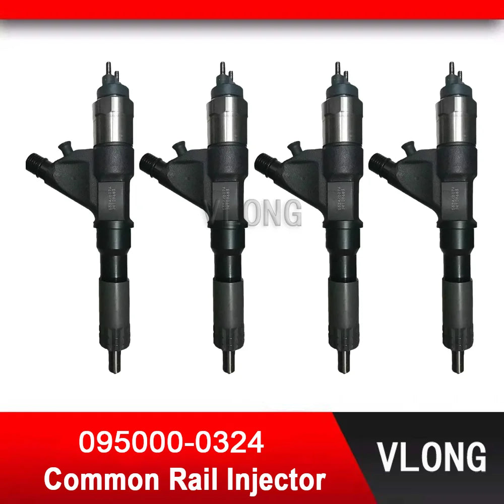 095000-0324 Heavy Truck EFI Common Rail Injector For ISUZU 4HK1 6HK1 Diesel Fuel Injector 095000-0321 095000-0322 095000-0323