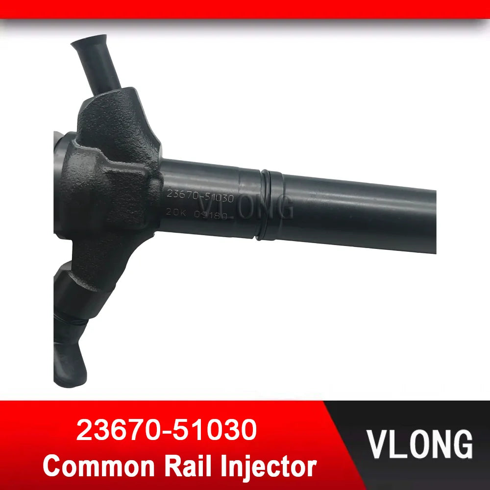 23670-51030 New Common Rail Injector For Toyota Land Cruiser 200 V8 2007-2021 4.7L 212KW Diesel Engine Fuel Injector 095000-9780