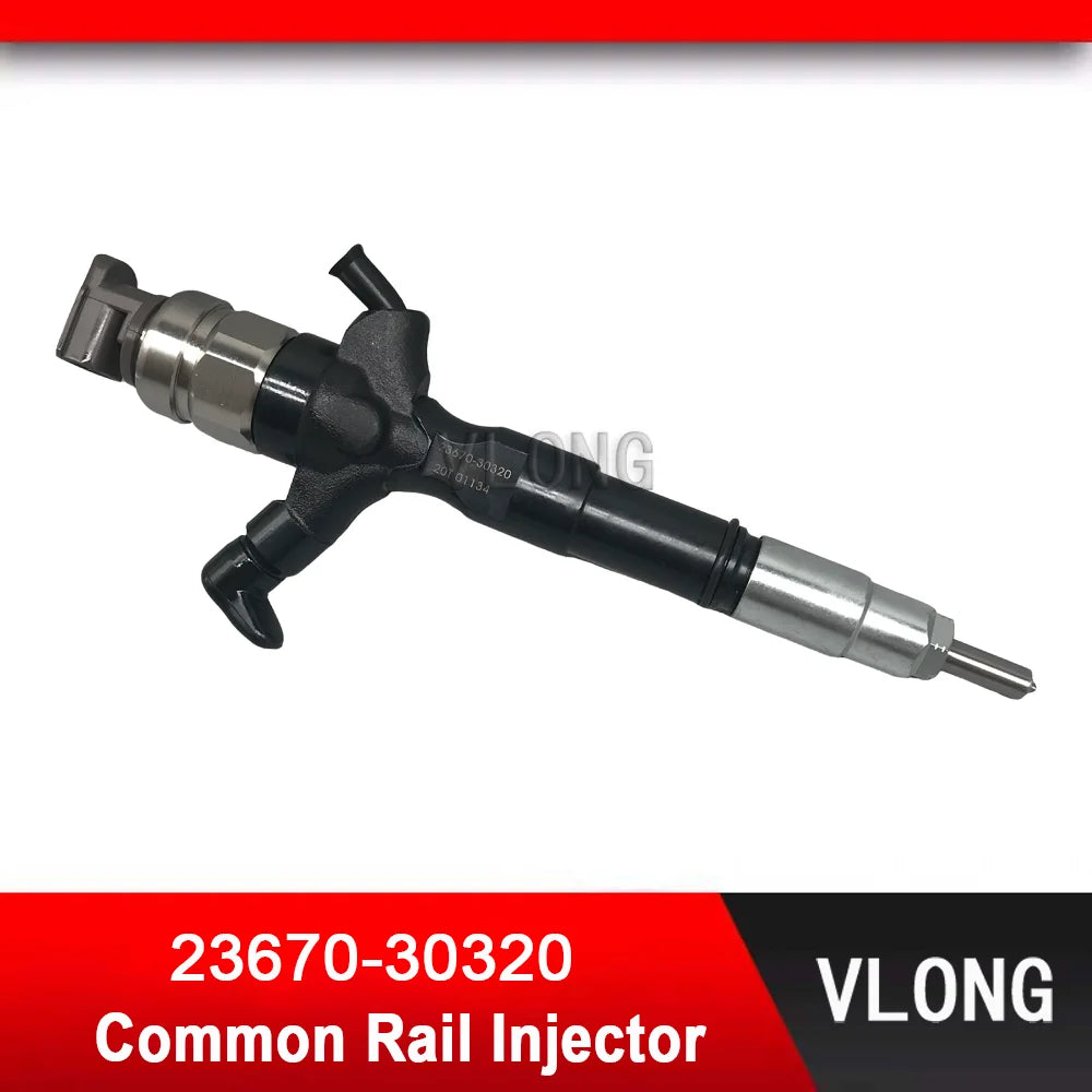 23670-30320 Diesel Fuel Injector For Toyota Hilux Land Cruiser Prado J2 3.0 D 1KD Common Rail Injector 23670-39135 095000-7720